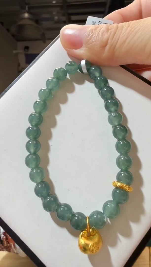 未镶嵌手链翡翠优2268 约6mm
