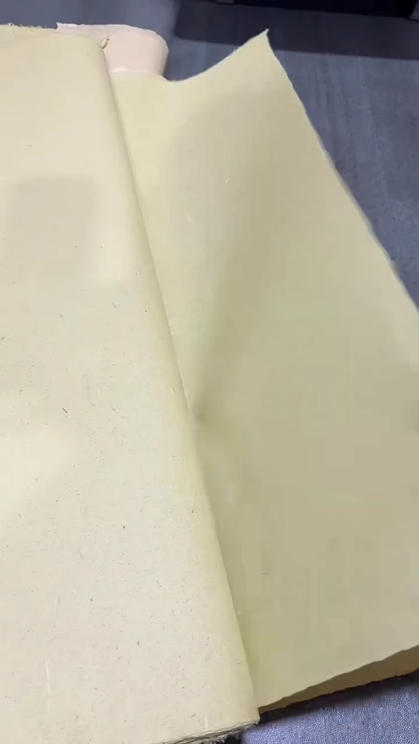 纯手工四尺整张50张仿古色沉香植物楮皮
