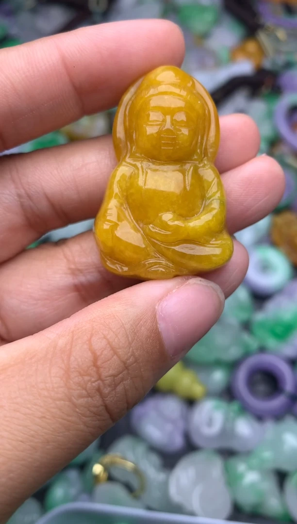 颈饰未镶嵌翡翠缅甸翡翠吊坠