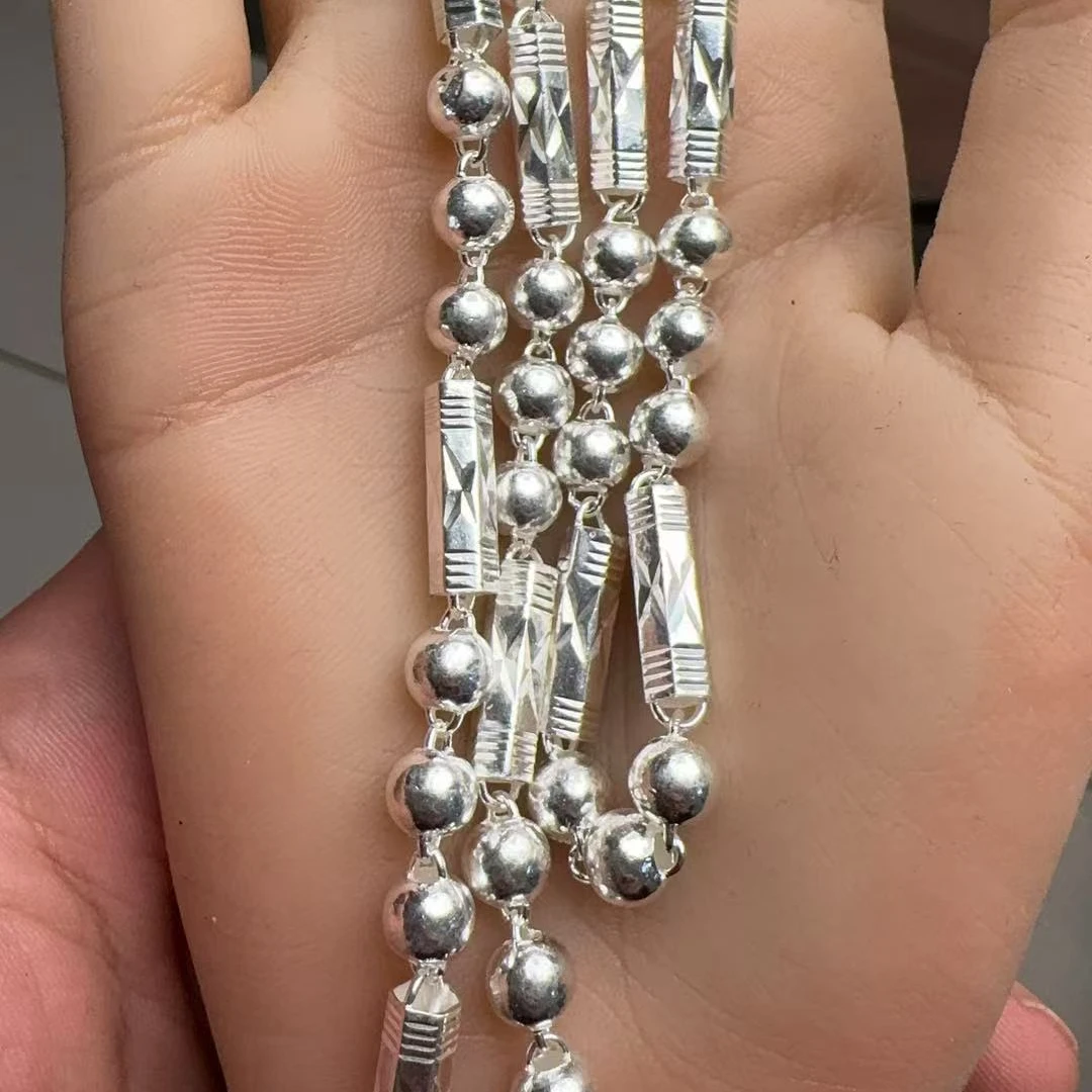 铜合金大理石项链 爱敏首饰项链