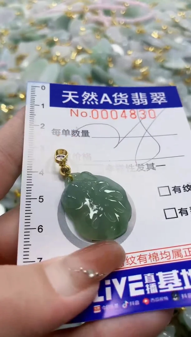 颈饰未镶嵌翡翠天然A货翡翠