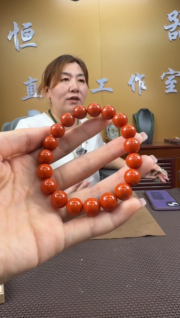 未镶嵌颈饰玛瑙/玉髓手串11mm