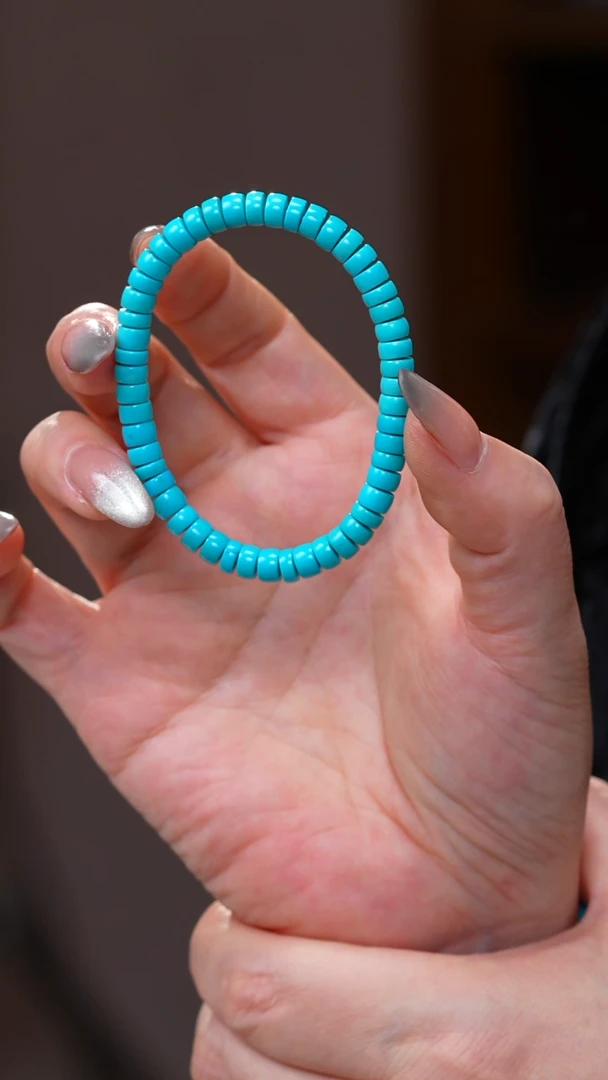 未镶嵌绿松石手串1