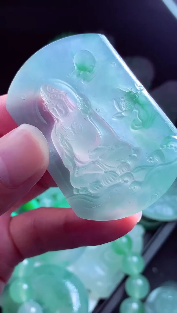 未镶嵌定制翡翠弦*#翡翠毛货定制