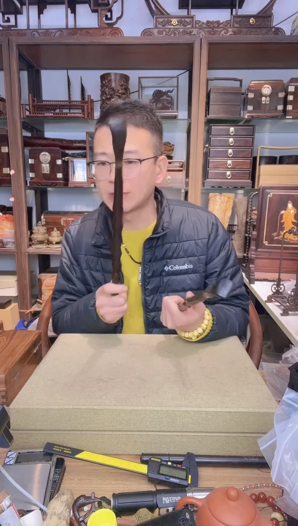 【闪购商品】乌木类书架578紫光檀痒痒挠  瑕疵