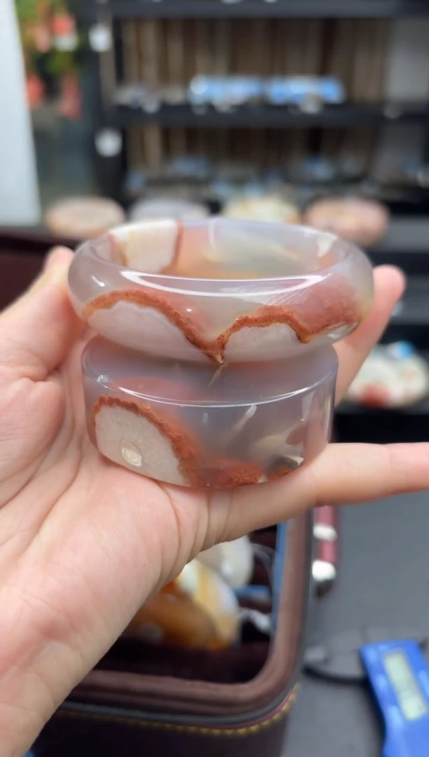 石英质玉手镯未镶嵌361(62圈赠送镯心)