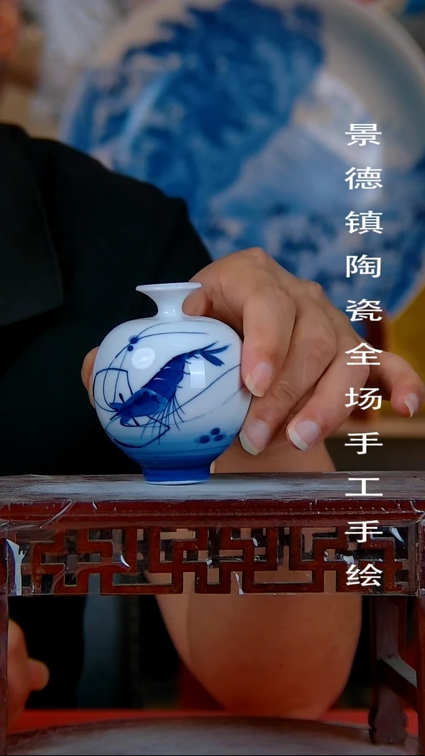 摆件景德镇陶瓷 全场手工手绘