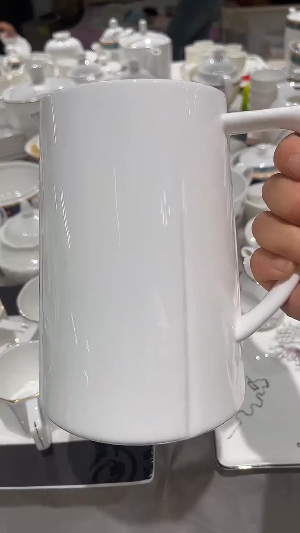 瓷大水杯隆达骨质瓷