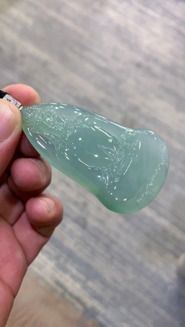 颈饰未镶嵌翡翠天然A货翡翠