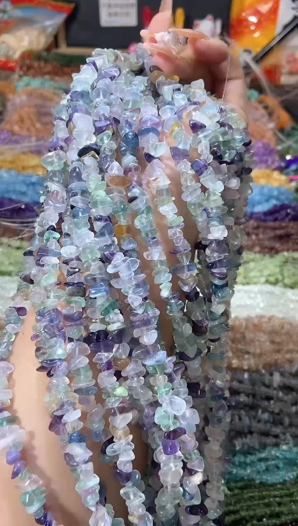 水晶珠宝半成品未镶嵌浅萤