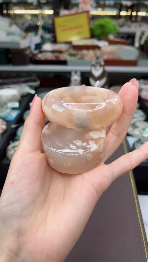 【闪购商品】石英质玉手镯未镶嵌54圈口（赠品镯心）1685126