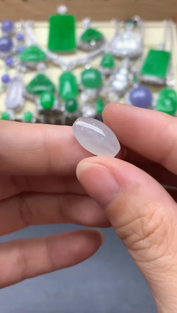 颈饰未镶嵌翡翠85-中国好珍宝