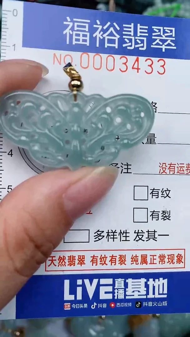 翡翠未镶嵌颈饰...0003433