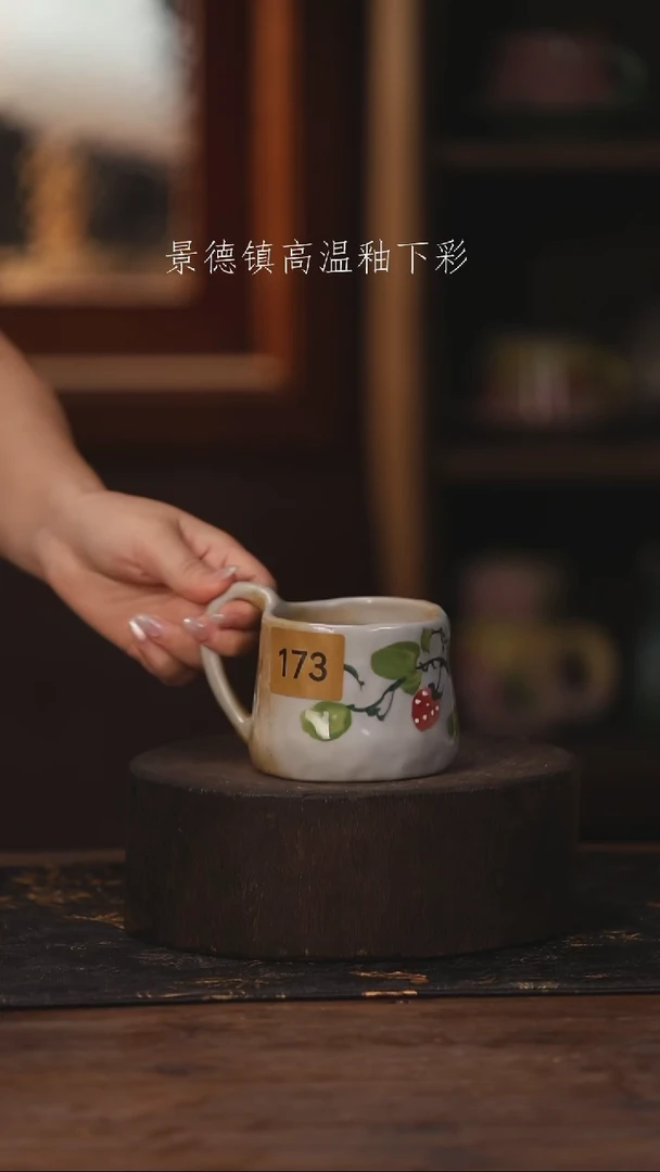 陶瓷景德镇高温釉下手绘陶瓷173