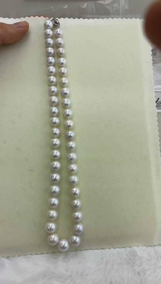 未镶嵌DA淡水珍珠曼塔串链 BQ447