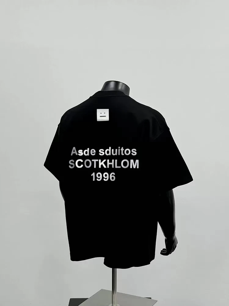 高级感轻奢潮牌欧货高端字母新款宽松夏季爆款短袖T恤男女同款