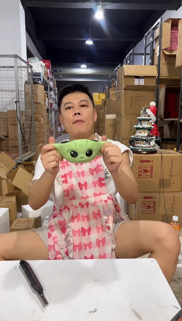 瓷片陶瓷尤达沙拉碗