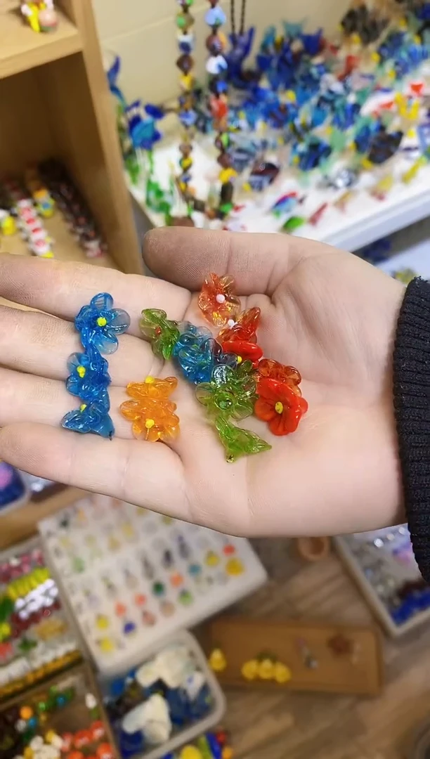 【闪购商品】琉璃手工艺品一把花
