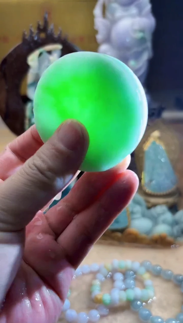 未镶嵌挂件翡翠A货张麦7726