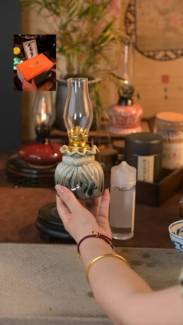 景德镇陶瓷香薰灯摆件