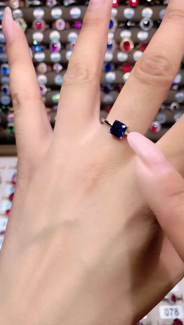 蓝宝石戒指未镶嵌6白