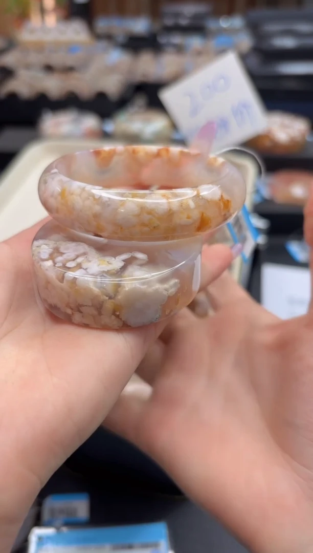 合金手串石英质玉C553(54圈赠送镯心)