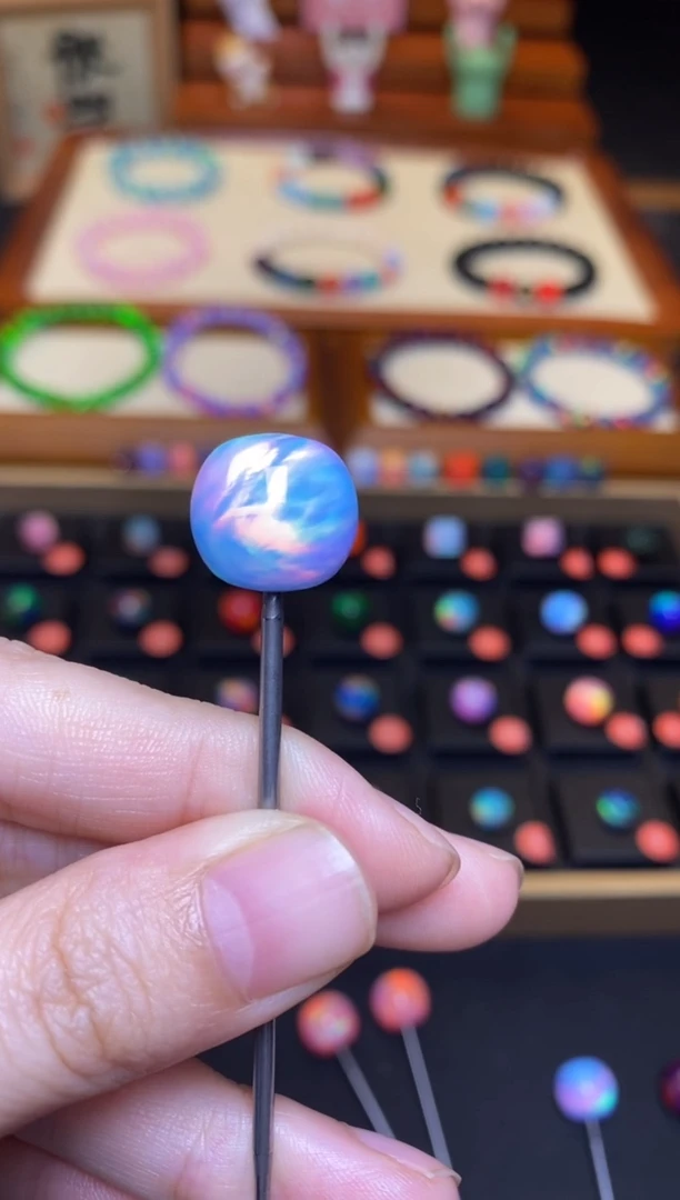 【闪购商品】树脂制品13*14mm人工欧泊老型21