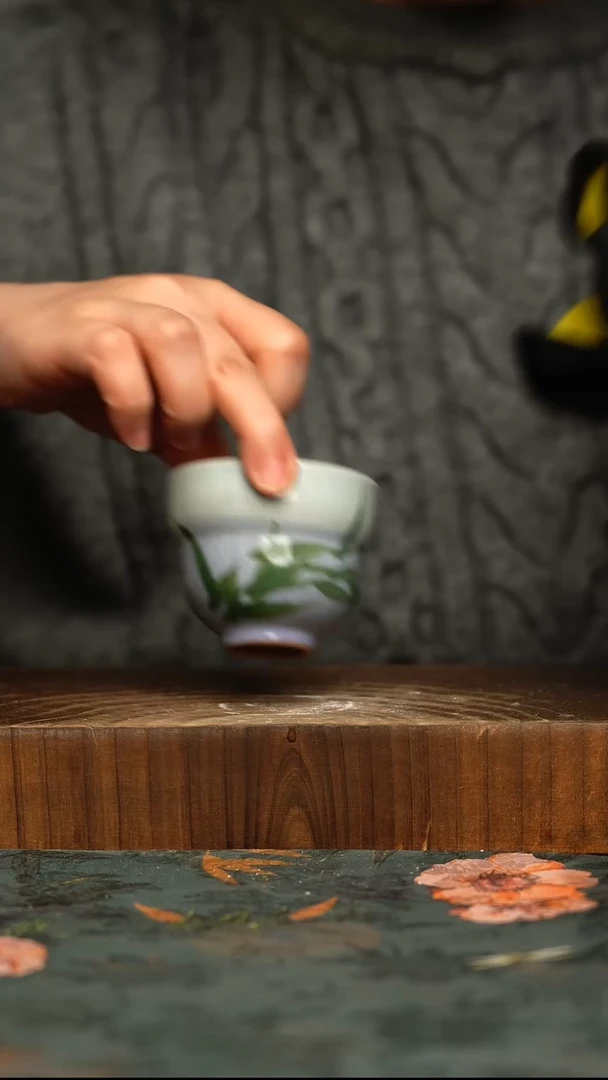 杯釉下彩手工手绘同款陶器