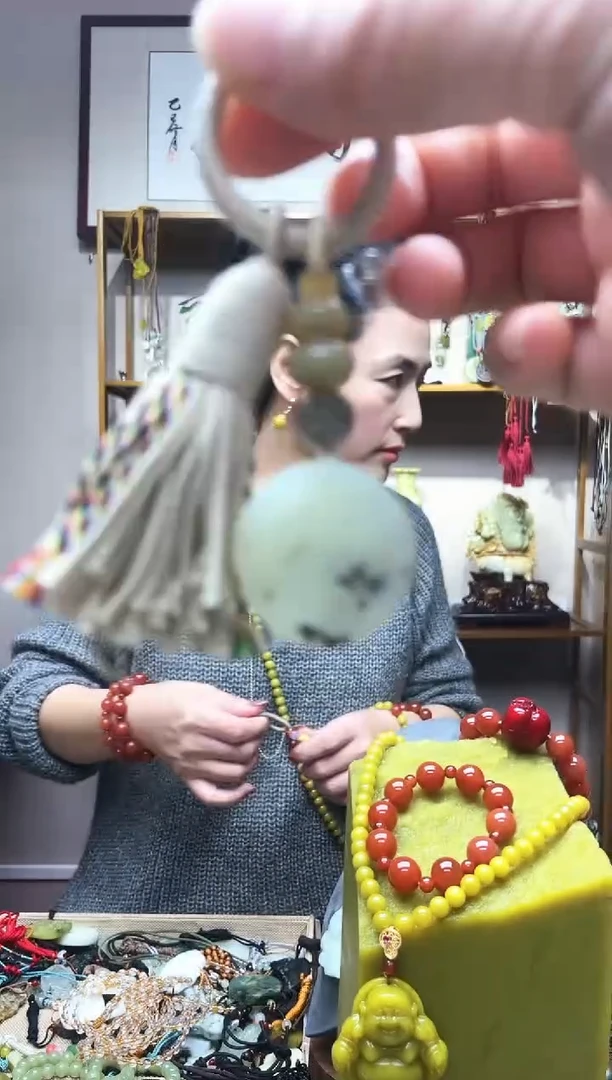 未镶嵌岫玉吊坠多样性发货拍一发一