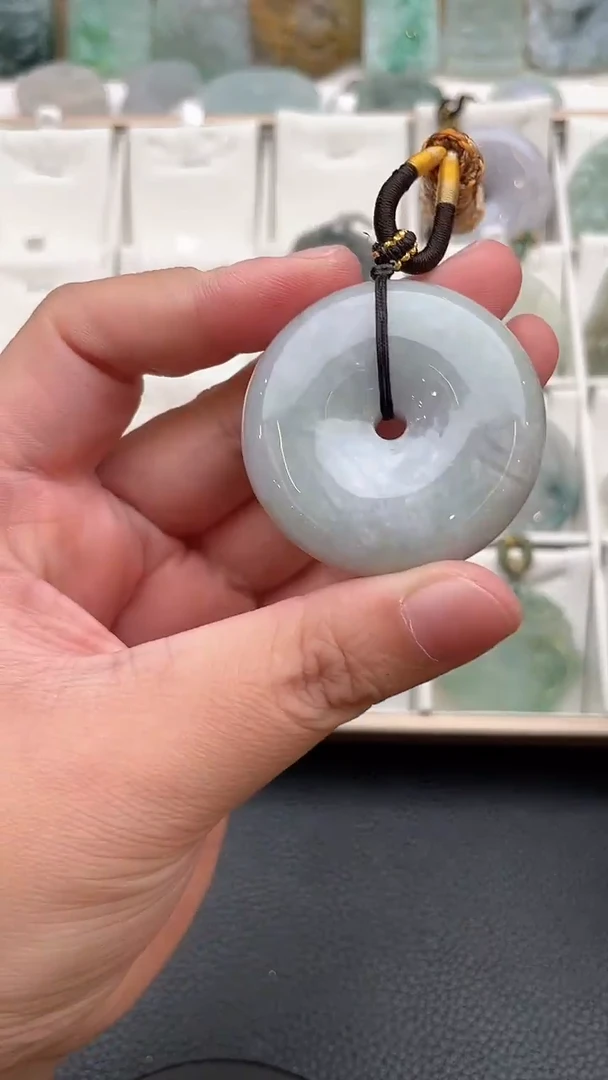 颈饰未镶嵌翡翠天然缅甸翡翠A货346