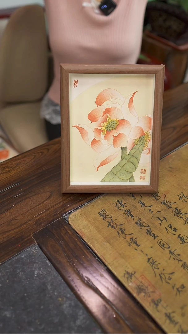 【闪购商品】装裱画纯手绘花鸟爆闪1