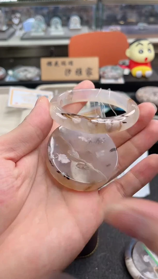 未镶嵌手镯石英质玉55圈口 （赠品镯心）3284220