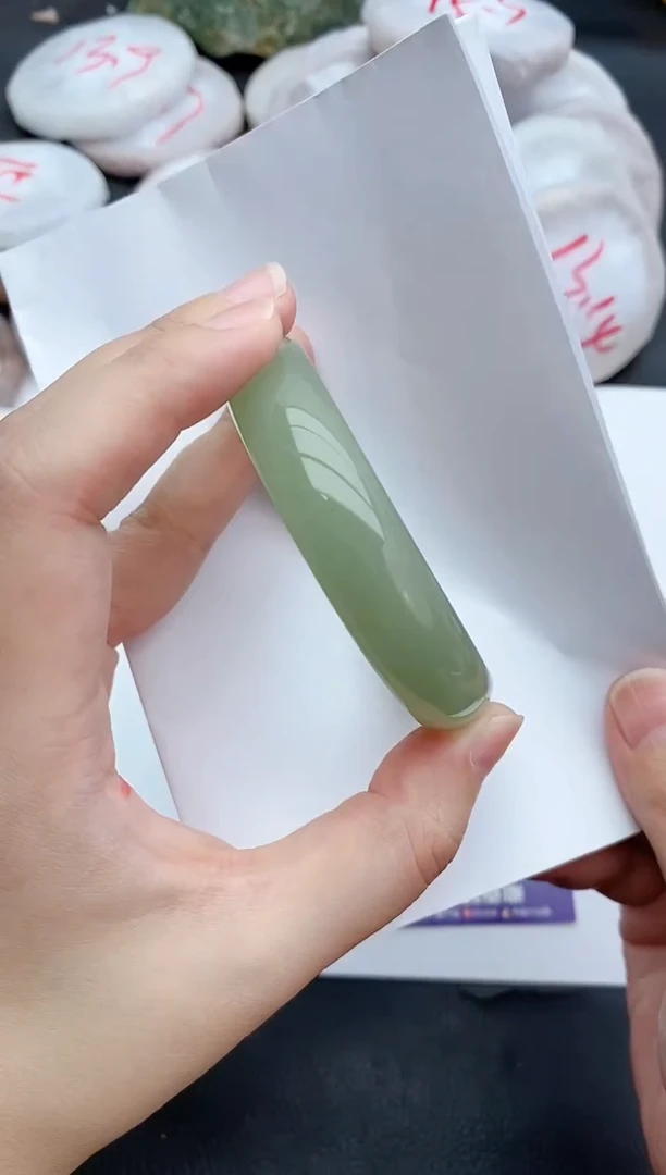 未镶嵌手镯石英质玉86+54/55