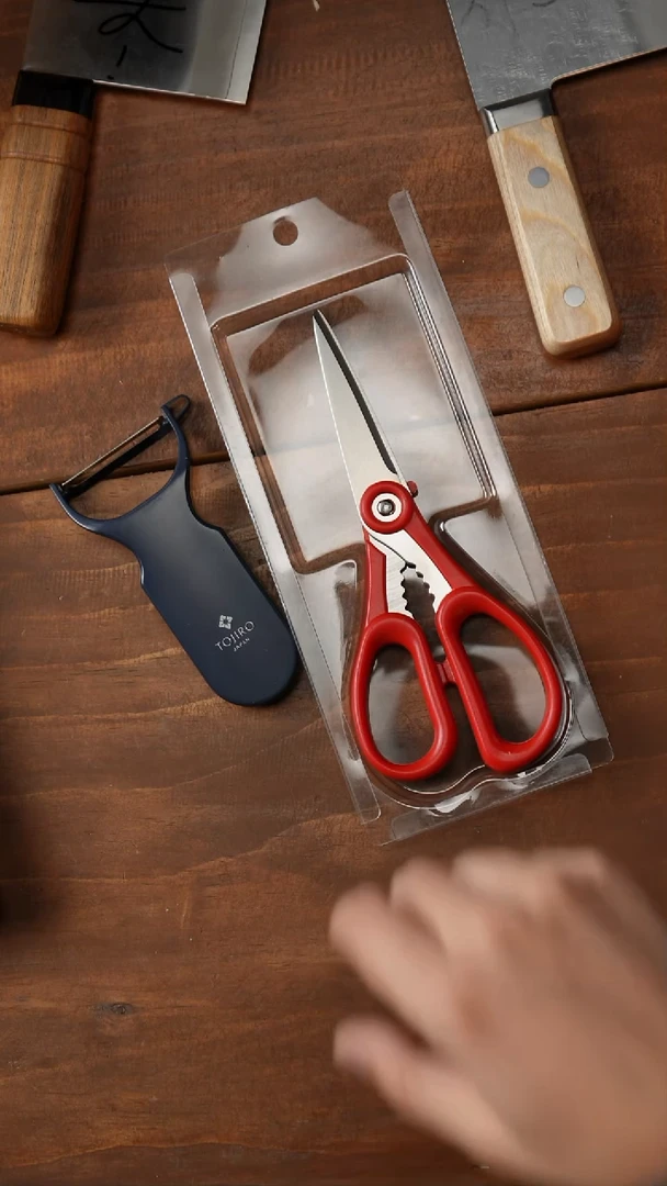 藤次郎刮皮刀+丸章剪刀99