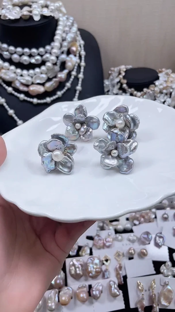 未镶嵌戒指淡水珍珠【纯恬饰品】（多样性发货发一）