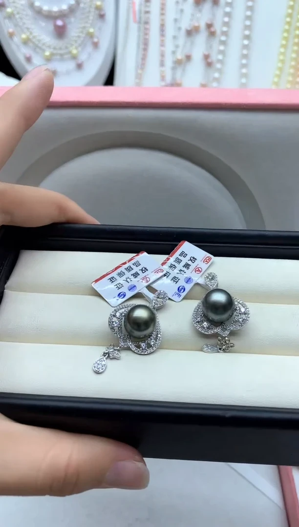 银S925镶嵌海水珍珠吊坠(不含链)多样性发其一