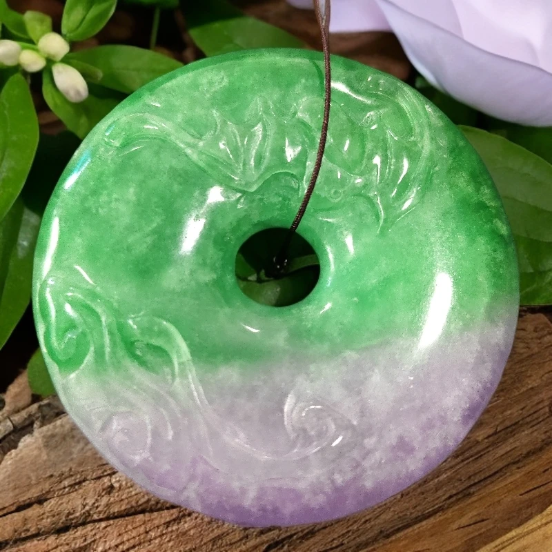 [时尚百搭轻奢设计]双彩平安扣DJY22