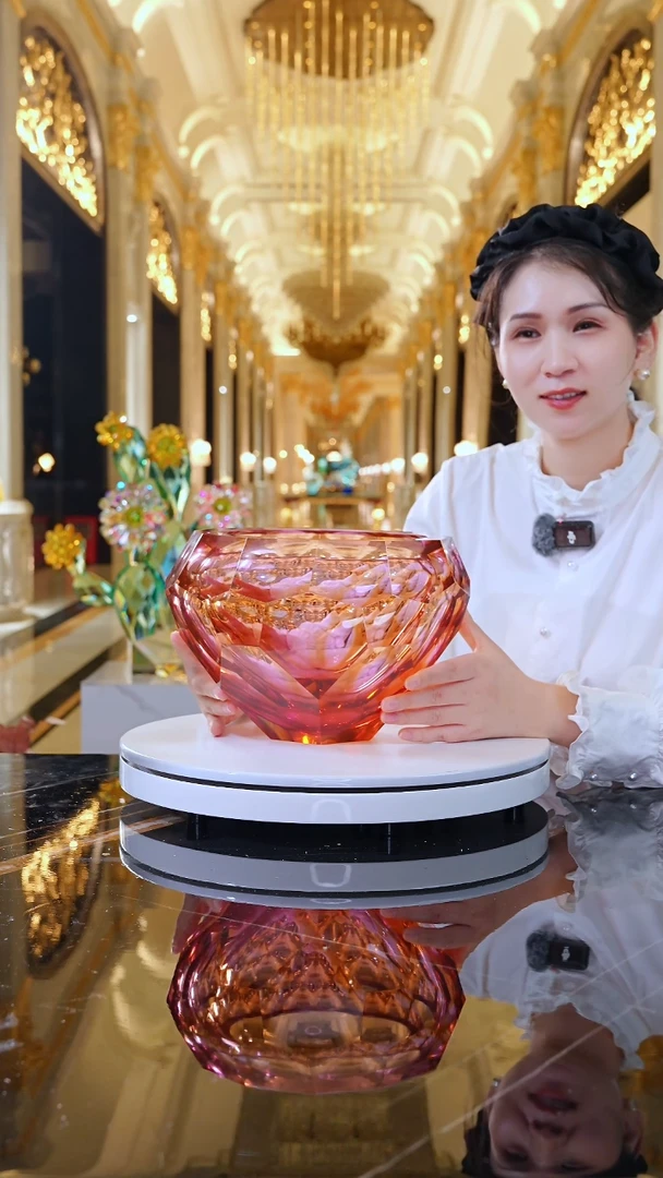 摆件YB00017琉璃艺术果碗