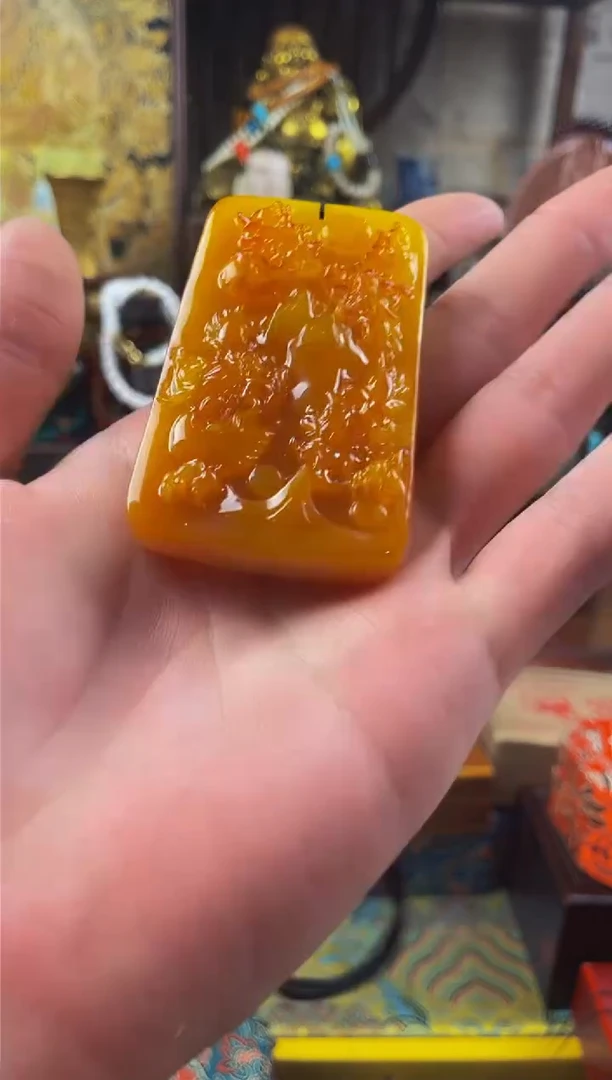 裸石蜜蜡未镶嵌小熊拖鞋直播精选推荐
