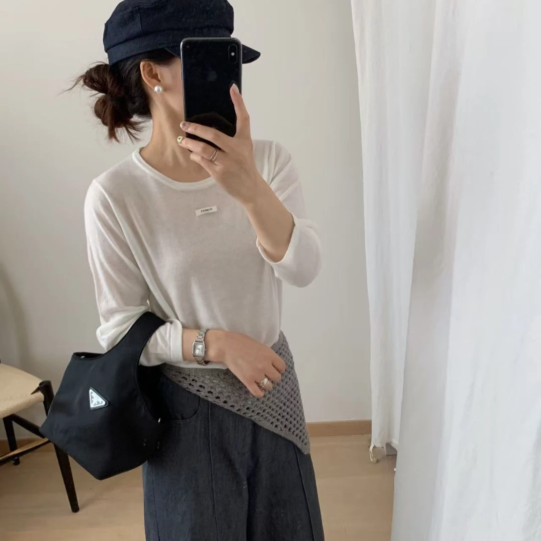 T2603 秋新爆款韩标百搭打底针织衫