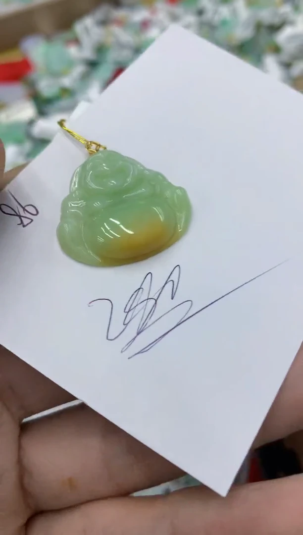 翡翠18K金镶嵌颈饰号链接1111111