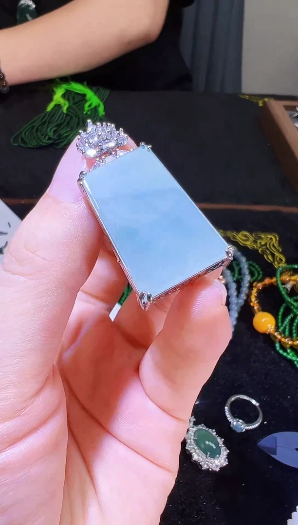 翡翠未镶嵌耳饰天然a货翡翠