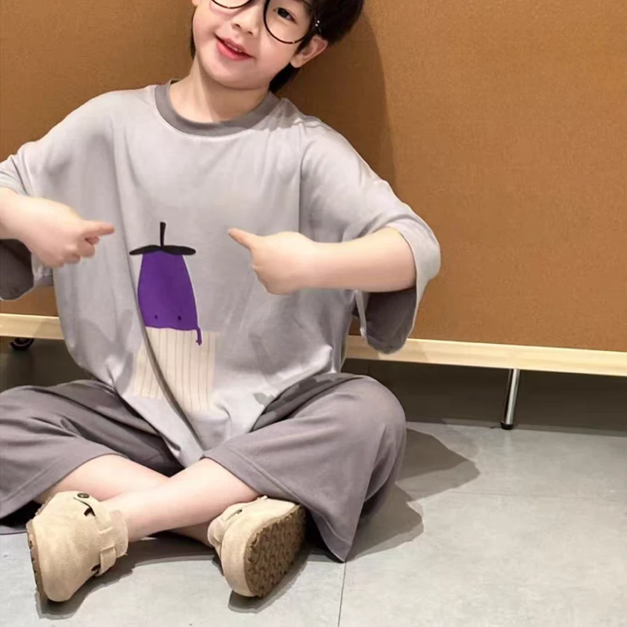 《昊妈家》时尚百搭休闲宽松 套装20399