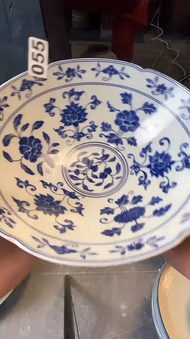 【闪购商品】碗055手绘青花汤碗