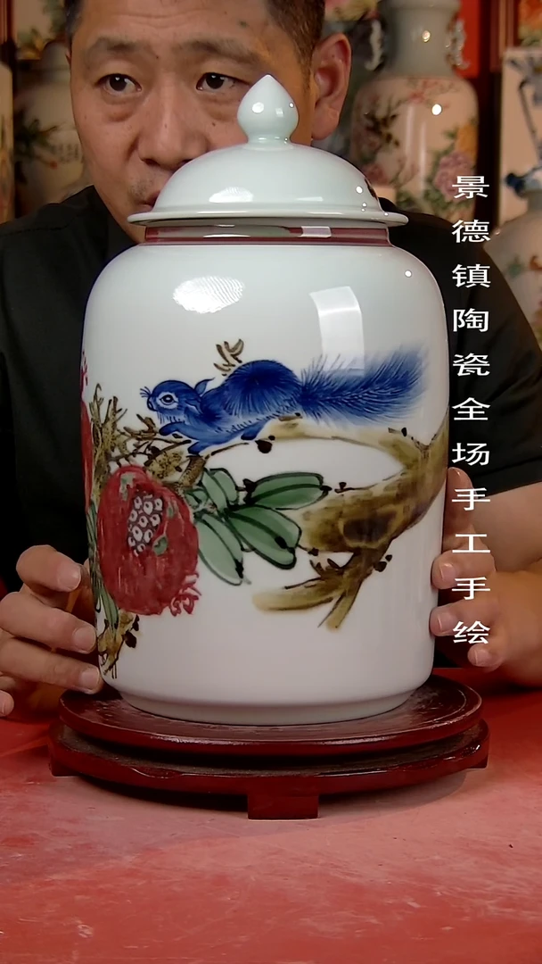 摆件景德镇陶瓷 手工手绘66