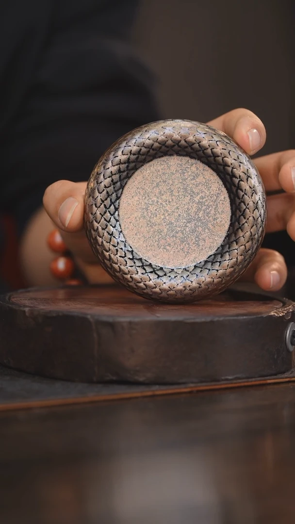 【闪购商品】杯139柴房陶瓷 窑宝龙鳞杯垫