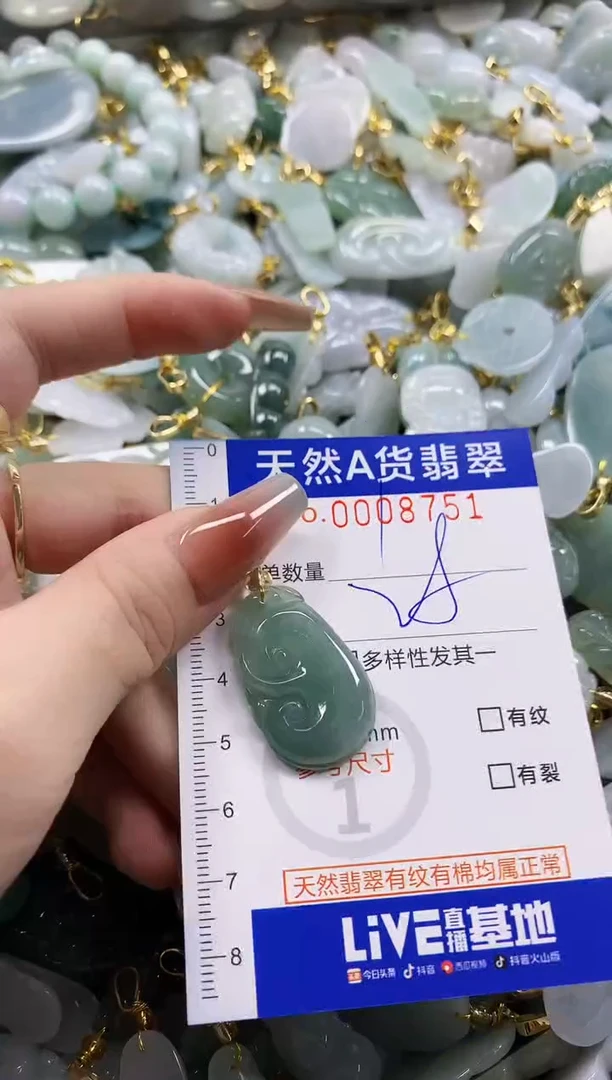 颈饰未镶嵌翡翠天然A货翡翠