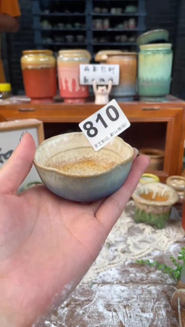 瓷片810知木小芳花盆编号