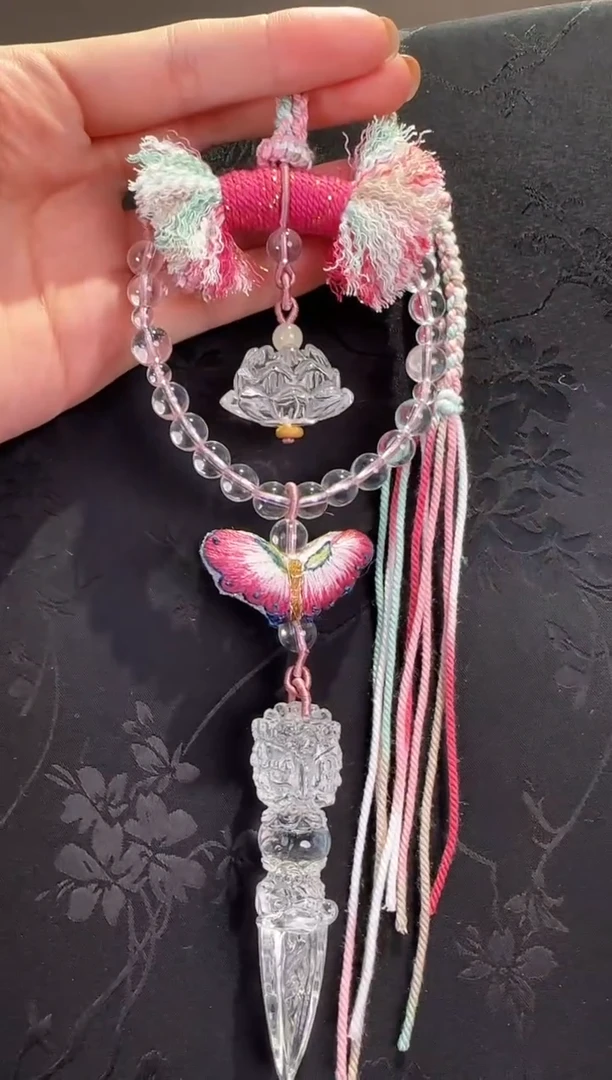 未镶嵌手绳水晶降魔锤款