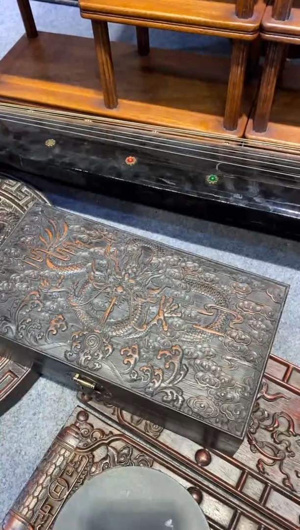 香榧木紫檀拆件雕刻板以直播间实物为准微瑕老物件
